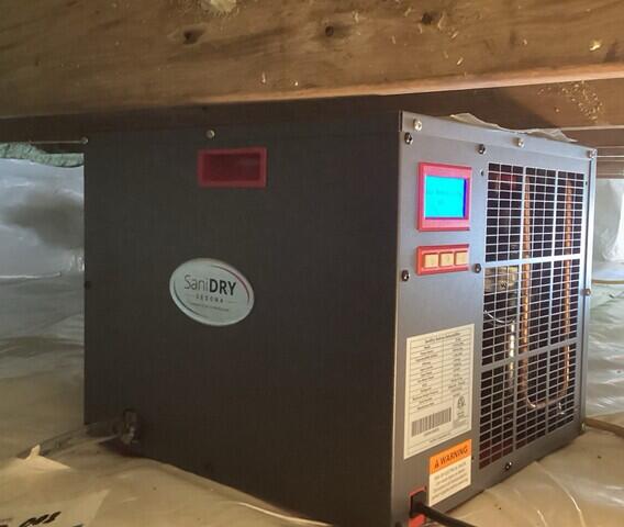 SaniDry Sedona Dehumidifier