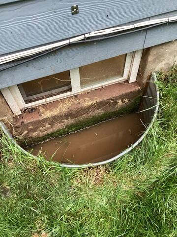 Basement Window Water Seepage