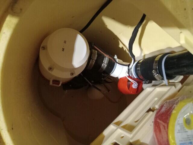 Pumps installed