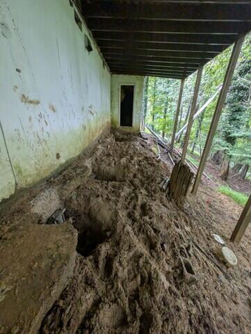 Excavation for Push Pier Installation - Boone, NC