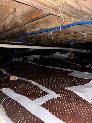 Drainage Matting Installed - Pittsboro, NC