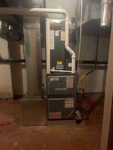 New gas furnace
