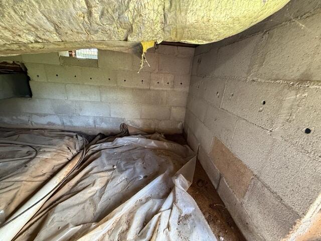 Crawl Space During Inspection
