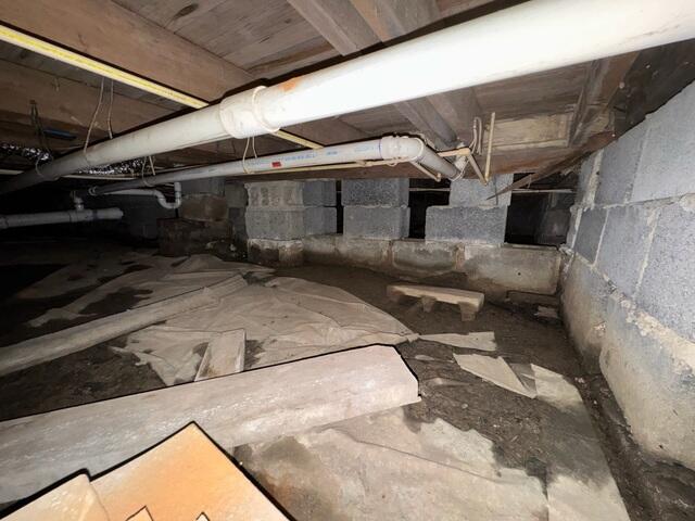 Damp Crawl Space