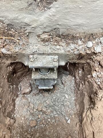 Helical Pier Installation