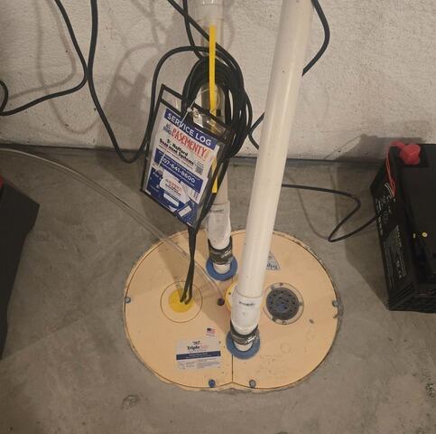 New Slab & TripleSafe Sump Pump