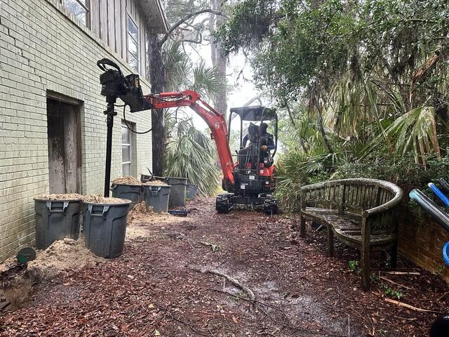 Driving Piers Into Soil