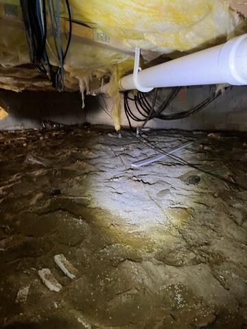 Damp Crawl Space