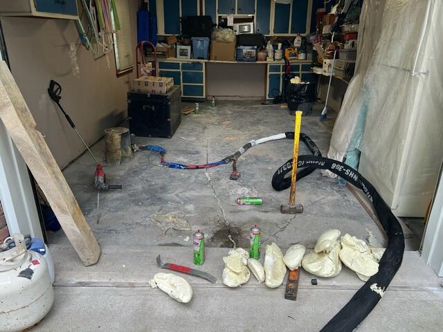 During PolyLevel Install