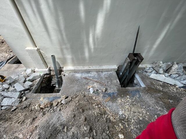Installing Push Piers