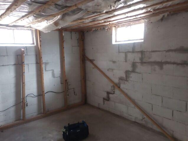Basement Wall - Step Cracks