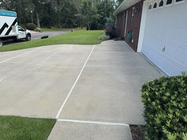 Driveway Transformation in Cantonment, FL
