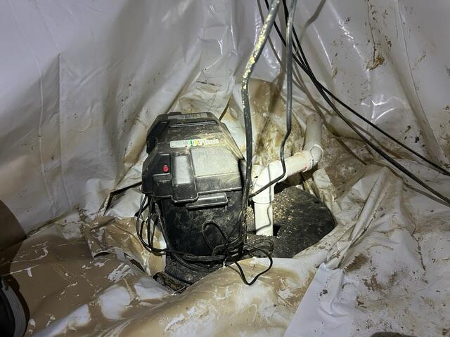 Old Sump Pump