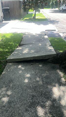 Trip Hazard on a Busy Walkway