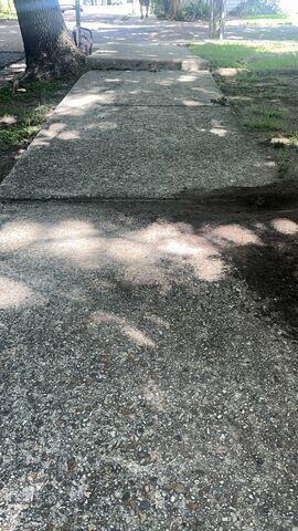 Sunken Concrete Slabs - Safety Risk