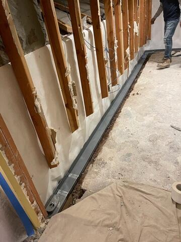 WaterGuard Installation Progress