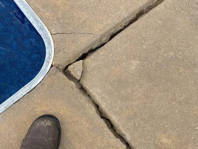 Broken Pool Deck