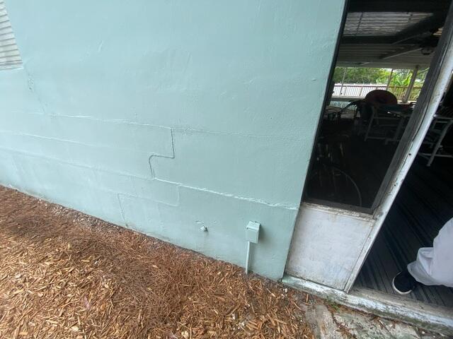 Exterior Wall Stair-step Cracks
