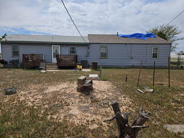 Back of home.