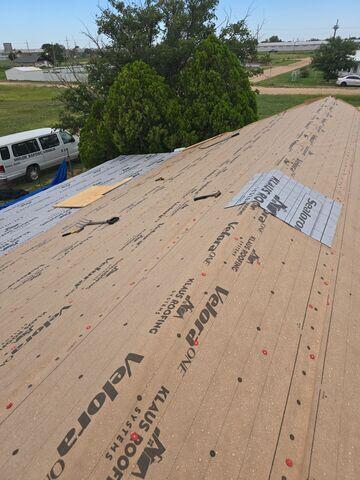 VeloraONe Klaus Roofing System installed.