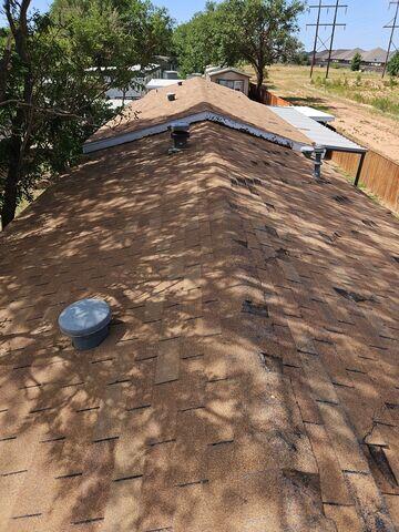 Major damage to the roof.