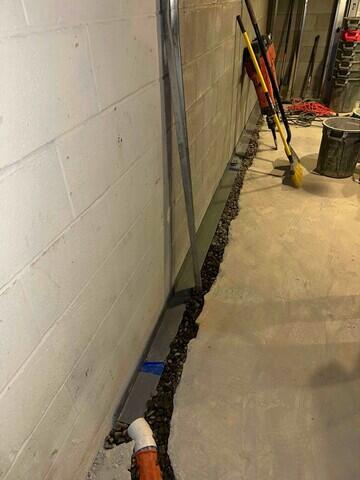 Resting in a Bed of Drainage Stone