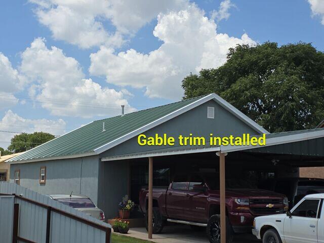 Lastly the Gable trim.
