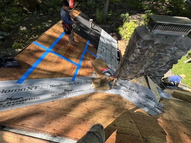Seams Are Taped & Ice-and-Water Shield Is Installed