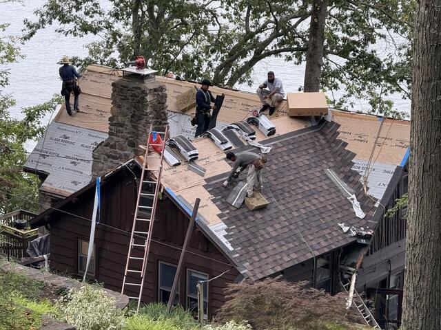 New Shingles Are Installed