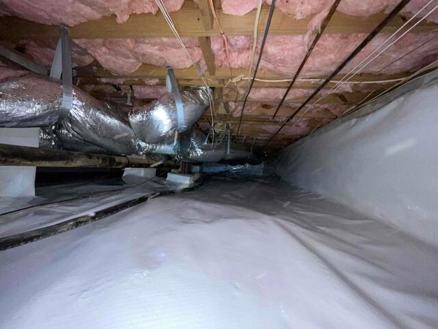 Crawl Space Encapsulation Completed - Chapel Hill, NC