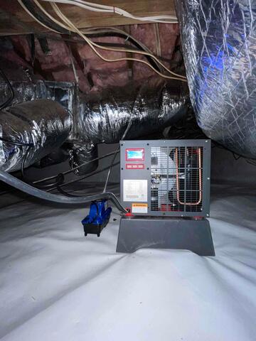 SaniDry Dehumidifier Installation - Chapel Hill, NC