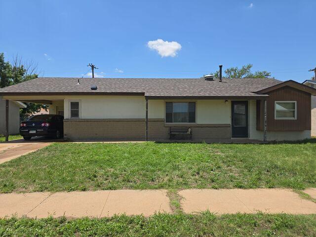 Front view of new Roof.