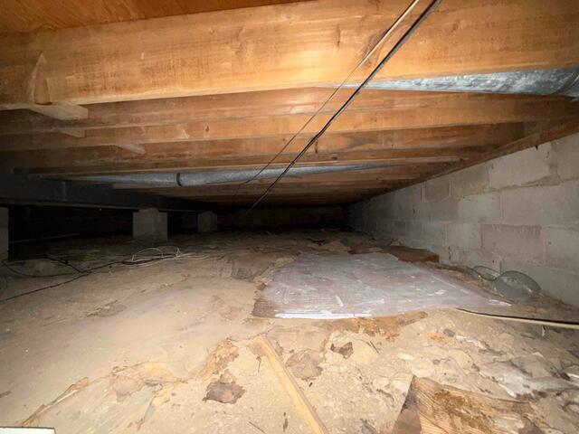 Damp Crawl Space