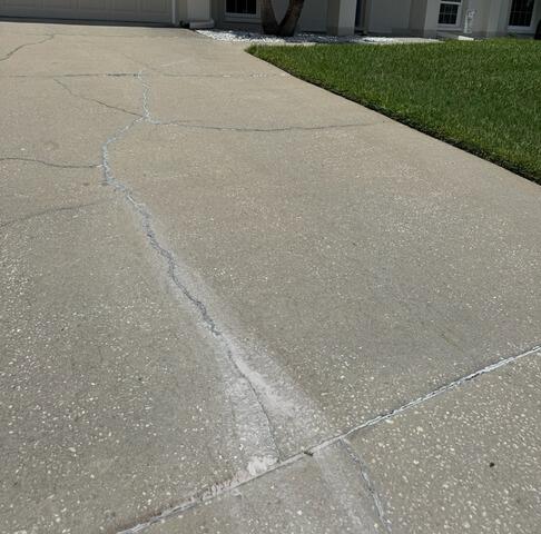 Concrete Settlement Damage