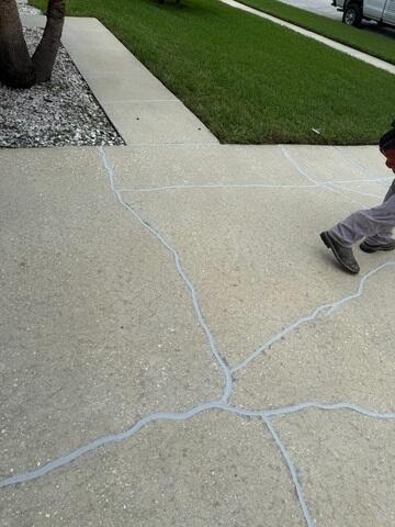 Repairing and Sealing Concrete Cracks