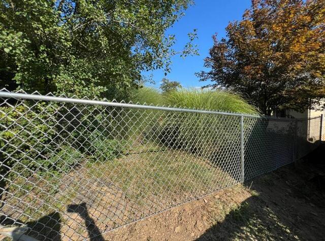 4' High Galvanized Chain Link Fence/ 2 Gates