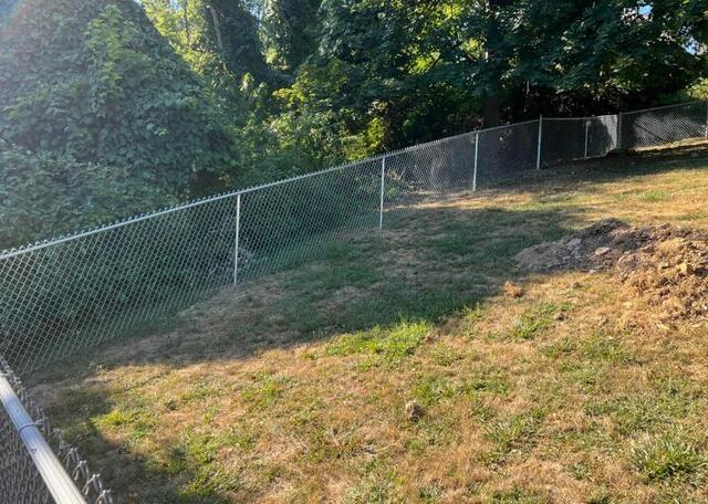 4' High Galvanized Chain Link Fence/ 2 Gates