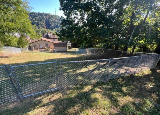 4' High Galvanized Chain Link Fence/ 2 Gates