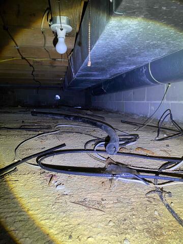 Damp Crawl Space