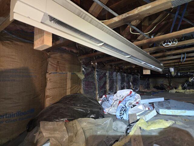 Debris surrounding the crawl space BEFORE CleanSpace© installation