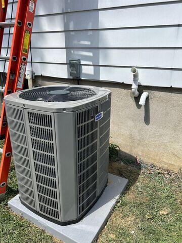 New 17 SEER American Standard Air Conditioner