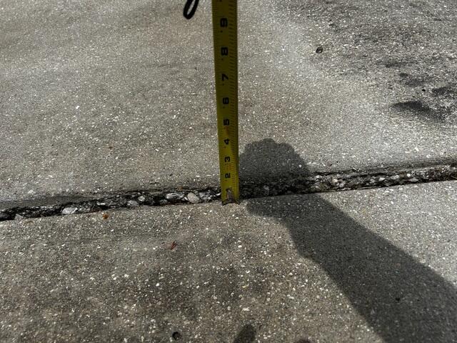 Concrete Trip Hazards