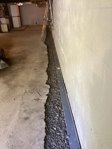Full Perimeter of our WaterGuard Drainage System