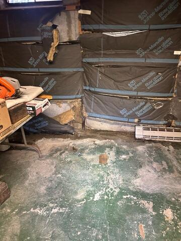 Water Seeping Onto Basement Floor