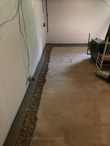 Full Perimeter of the WaterGuard Drainage System