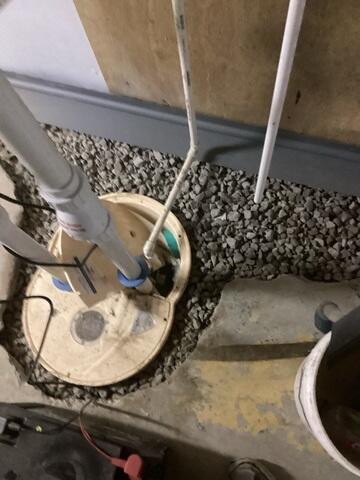 Upgraded Sump Pump Install