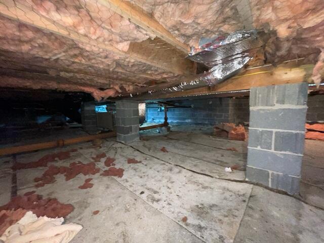 Damp Crawl Space