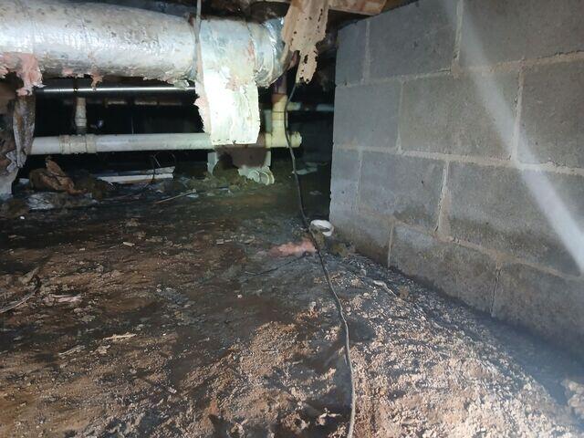 Crawl Space Before Project