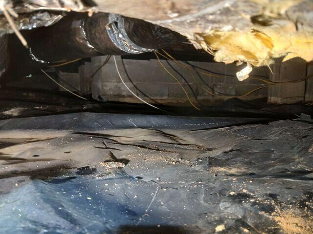 Crawl Space During Inspection