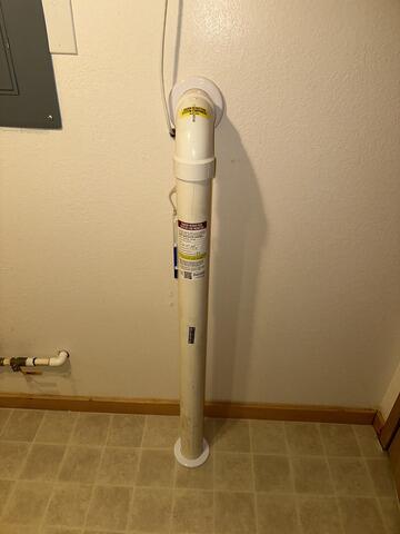 Radon Mitigation System installation in Murphy, NC